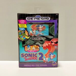 Sonic the Hedgehog 2 Collectible Diorama Mini Sonic Tails Figures Emerald Hill